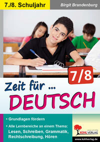Vorderes Coverbild Zeit für Deutsch / Klasse 7-8