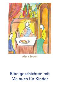 Vorderes Coverbild Bibelgeschichten mit Malbuch für Kinder