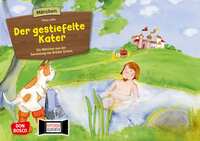 Vorderes Coverbild Der gestiefelte Kater. Kamishibai Bildkartenset.