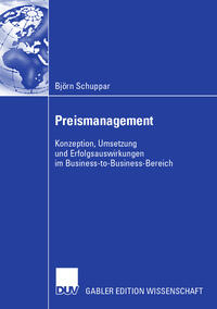 Vorderes Coverbild Preismanagement