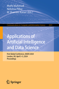 Vorderes Coverbild Applications of Artificial Intelligence and Data Science