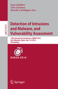Vorderes Coverbild Detection of Intrusions and Malware, and Vulnerability Assessment
