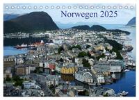Vorderes Coverbild Norwegen 2025 (Tischkalender 2025 DIN A5 quer), CALVENDO Monatskalender