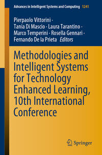 Vorderes Coverbild Methodologies and Intelligent Systems for Technology Enhanced Learning, 10th International Conference