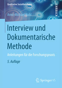 Vorderes Coverbild Interview und Dokumentarische Methode