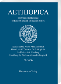 Vorderes Coverbild Aethiopica 27 (2024)
