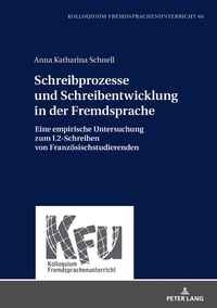 Vorderes Coverbild Schreibprozesse und Schreibentwicklung in der Fremdsprache