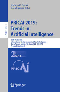 Vorderes Coverbild PRICAI 2019: Trends in Artificial Intelligence