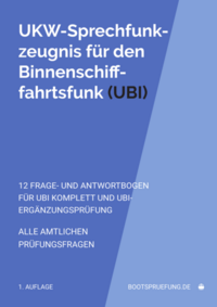 Vorderes Coverbild UKW-Sprechfunkzeugnis (UBI): Prüfungsfragen