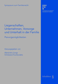Vorderes Coverbild Liegenschaften, Unternehmen, Vorsorge und Unterhalt in der Familie
