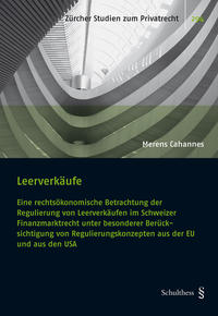 Vorderes Coverbild Leerverkäufe