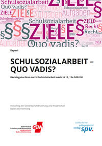 Vorderes Coverbild Schulsozialarbeit - Quo vadis?