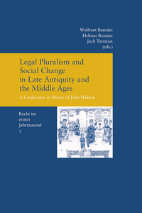 Vorderes Coverbild Legal Pluralism and Social Change in Late Antiquity and the Middle Ages