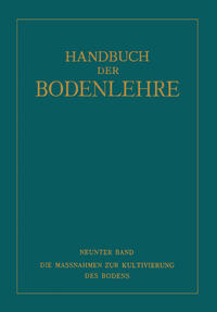 Vorderes Coverbild Die Massnahmen zur Kultivierung des Bodens