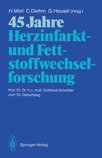 Vorderes Coverbild 45 Jahre Herzinfarkt- und Fettstoffwechselforschung