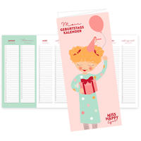 Vorderes Coverbild „Miss Happy Girl“ Geburtstagskalender