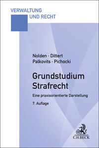 Vorderes Coverbild Grundstudium Strafrecht