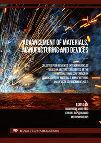 Vorderes Coverbild Advancement of Materials, Manufacturing and Devices (ICAMaDe)