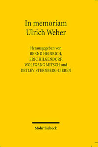 Vorderes Coverbild In memoriam Ulrich Weber