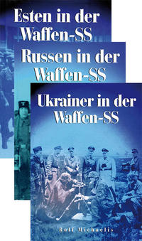 Vorderes Coverbild Russen-, Ukrainer- und Esten in der Waffen-SS