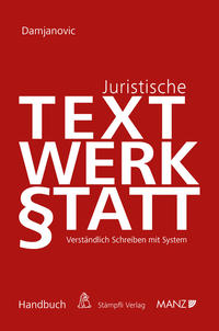 Vorderes Coverbild Juristische Textwerkstatt