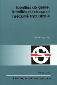 Vorderes Coverbild Identités de genre, identités de classe et insécurité linguistique