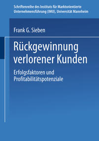 Vorderes Coverbild Rückgewinnung verlorener Kunden