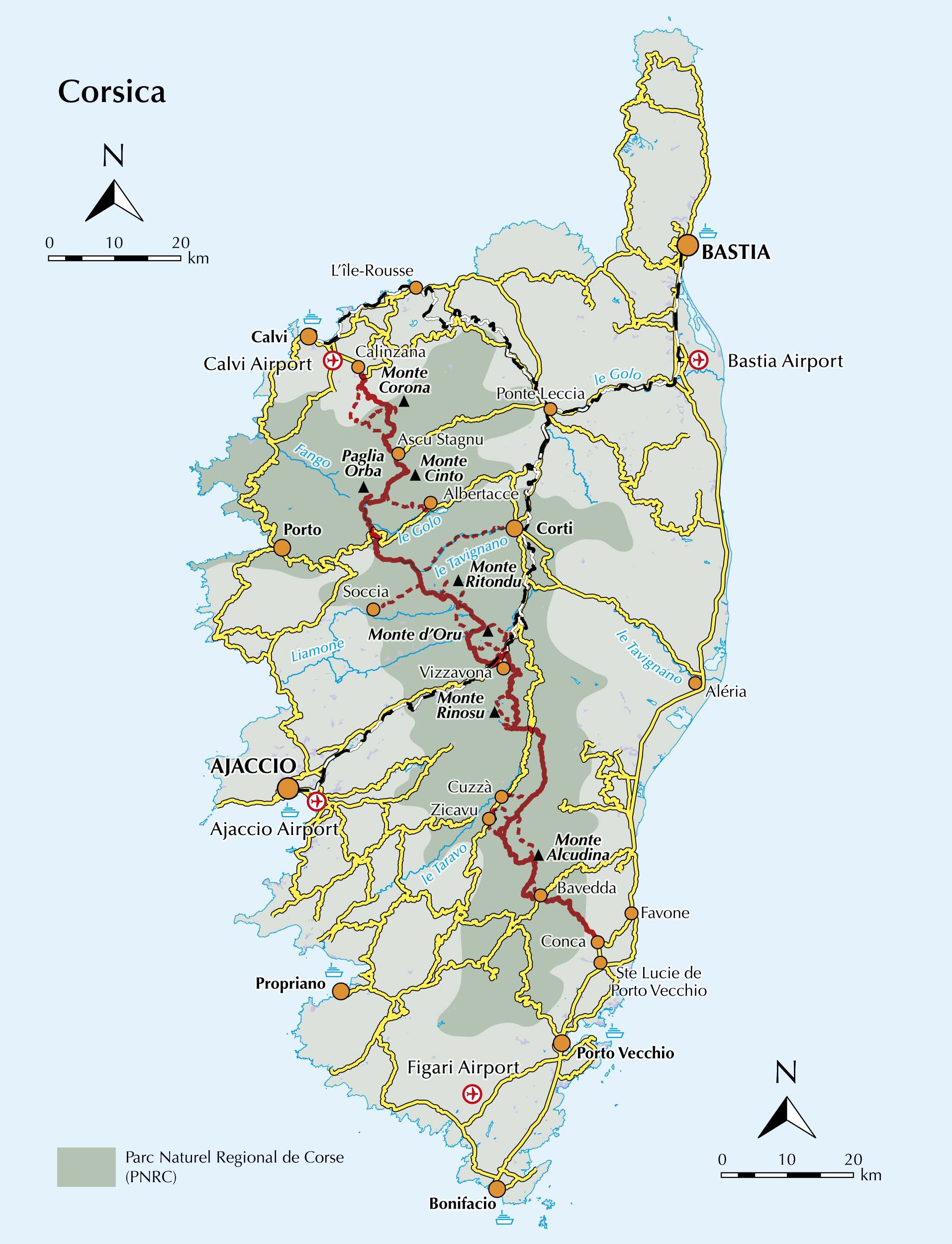 Beispielinhalt (Bild) Trekking the GR20 Corsica
