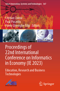 Vorderes Coverbild Proceedings of 22nd International Conference on Informatics in Economy (IE 2023)