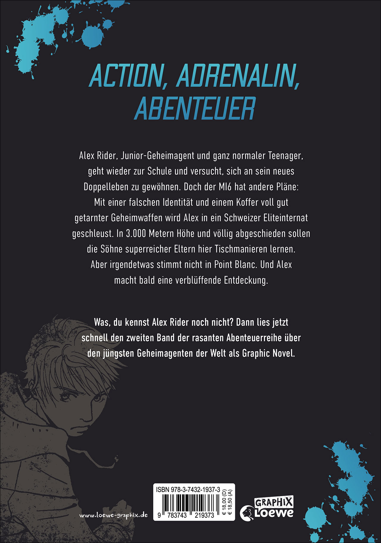 Rückseitencover Alex Rider (Band 2) - Gemini-Projekt