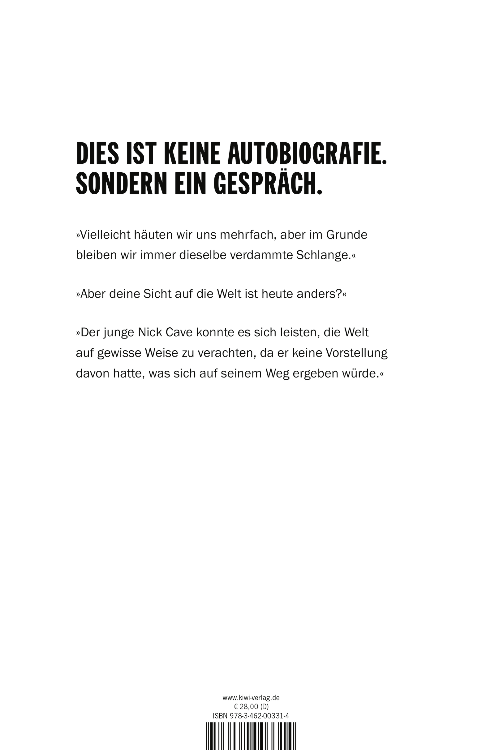 Rückseitencover Glaube, Hoffnung und Gemetzel