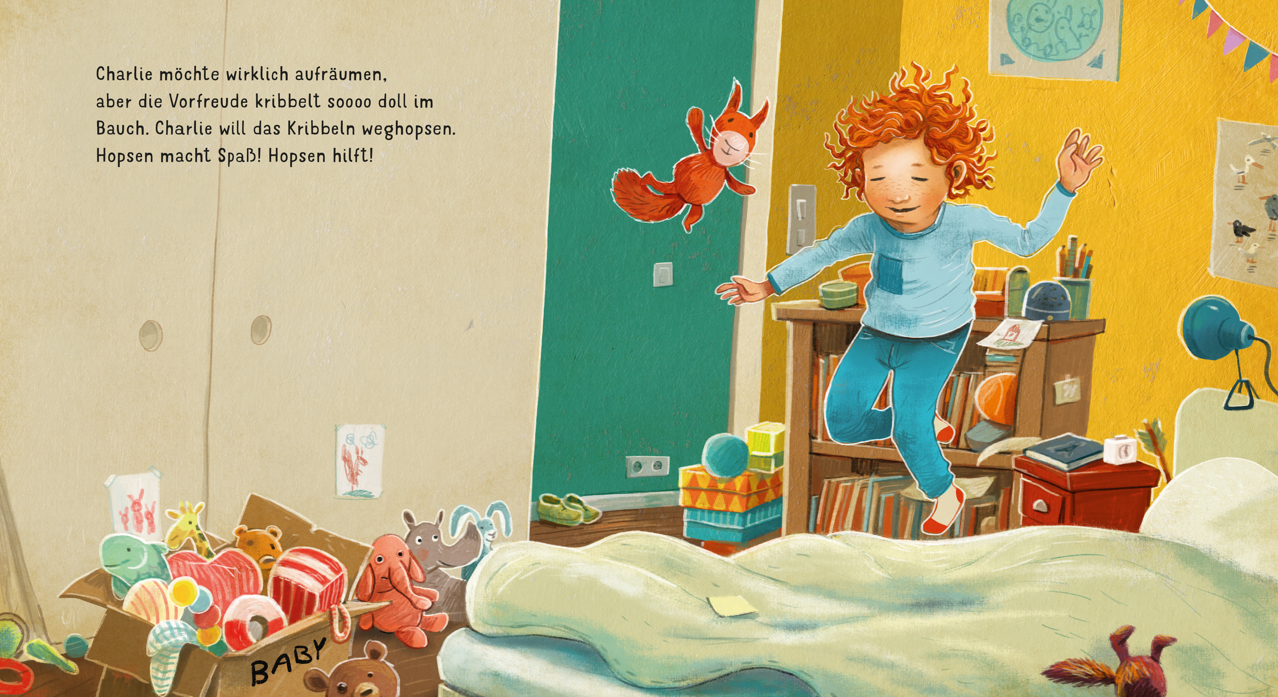 Beispielinhalt (Bild) Morgen ist es soweit, Charlie!