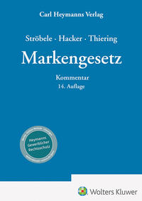Vorderes Coverbild Markengesetz