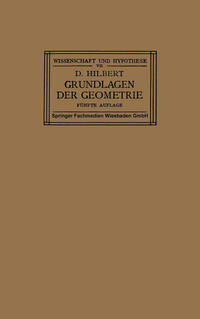 Vorderes Coverbild Grundlagen der Geometrie