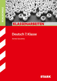 Vorderes Coverbild STARK Deutsch 7. Klasse - Klassenarbeiten Realschule