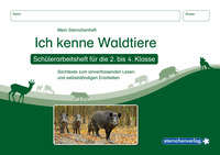 Vorderes Coverbild Ich kenne Waldtiere - Schülerarbeitsheft für die 2. bis 4. Klasse