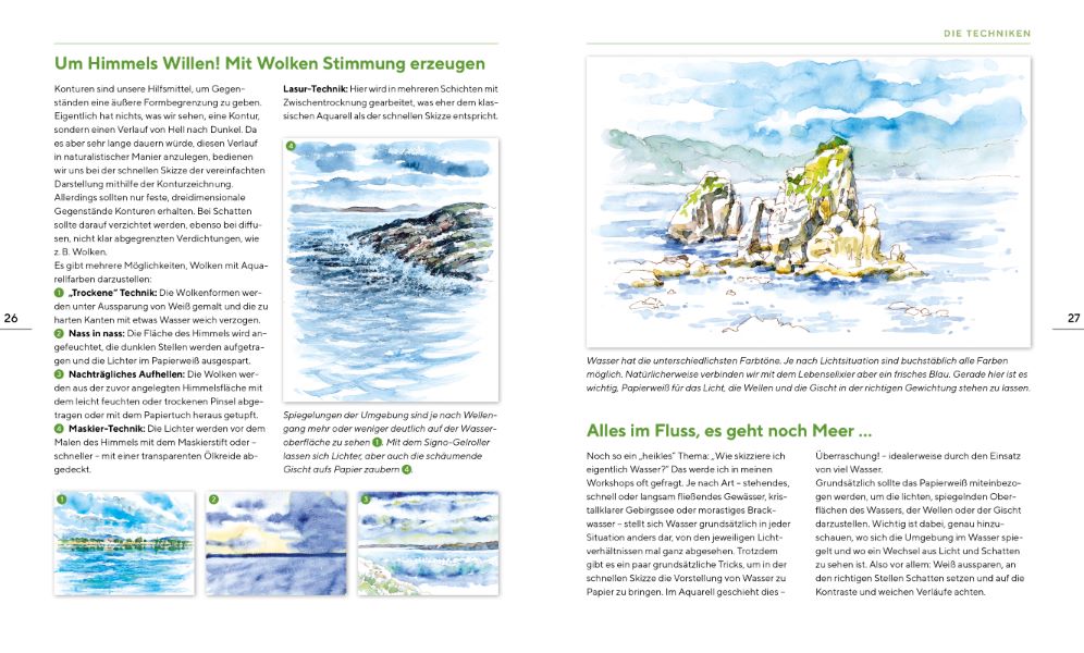 Beispielinhalt (Bild) Nature Sketching Step by Step