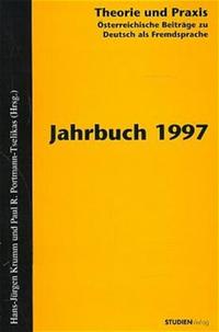 Vorderes Coverbild Theorie und Praxis - Österreichische Beiträge zu Deutsch als Fremdsprache 1, 1997