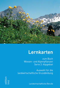 Vorderes Coverbild Lernkarten Serie 2: Wiesen- und Alpenpflanzen, Alpgebiet