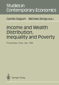 Vorderes Coverbild Income and Wealth Distribution, Inequality and Poverty