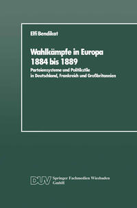Vorderes Coverbild Wahlkämpfe in Europa 1884 bis 1889