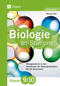 Vorderes Coverbild Biologie an Stationen 9-10 Gymnasium