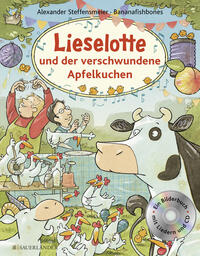 Vorderes Coverbild Lieselotte und der verschwundene Apfelkuchen Buch mit CD