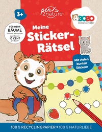 Vorderes Coverbild Bobo Siebenschläfer - Meine Sticker-Rätsel