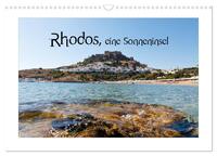 Vorderes Coverbild Rhodos, eine Sonneninsel (Wandkalender 2026 DIN A3 quer), CALVENDO Monatskalender