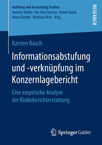 Vorderes Coverbild Informationsabstufung und -verknüpfung im Konzernlagebericht