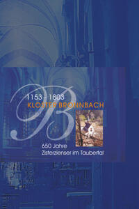 Vorderes Coverbild Kloster Bronnbach 1153–1803
