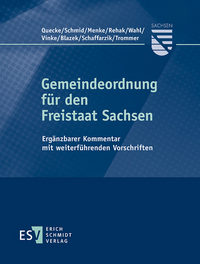 Vorderes Coverbild Gemeindeordnung für den Freistaat Sachsen - Abonnement