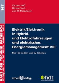 Vorderes Coverbild Elektrik/Elektronik in Hybrid- und Elektrofahrzeugen und elektrisches Energiemanagement VIII