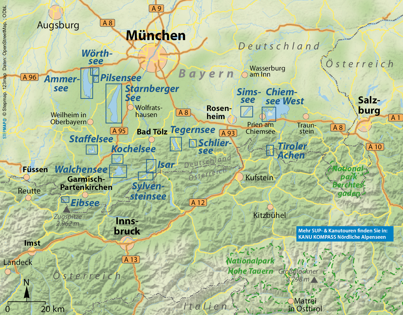 Anderes Coverbild SUP-Guide Bayerisches Alpenvorland